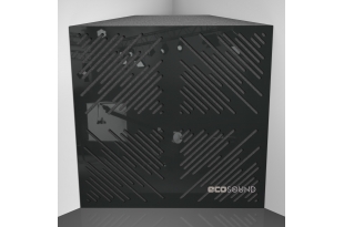 Бас ловушка Ecosound 4Diagonals Plastic Black 50 х 50 см 150 мм черный пластик