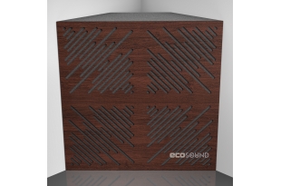 Бас ловушка Ecosound 4Diagonals Wenge 50 х 50 см 150 мм коричневая