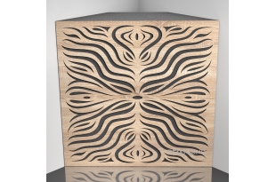 Бас пастка Ecosound Chimera F Lt-Sonoma-Oak 50 х 50 см 150 мм латте