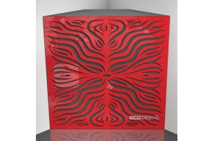 Бас пастка Ecosound Chimera F Plastic Red 50 х 50 см 150 мм червоний пластик