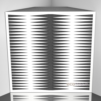 Купить бас ловушка ecosound backgammon hdf-white 50 х 50 см 150 мм белая по низкой цене