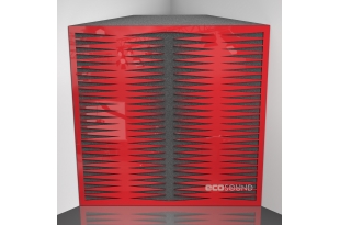 Бас ловушка Ecosound Backgammon Plastic Red 50 х 50 см 150 мм красный пластик