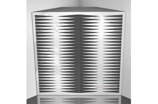 Бас ловушка Ecosound Backgammon Plastic White 50 х 50 см 150 мм белый пластик