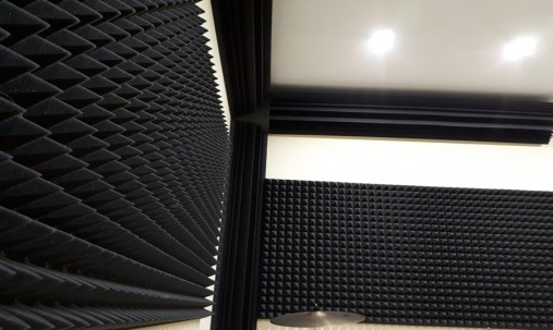 Пример применения Комплект Ecosound Пила угловая 3 штуки(16см х 2м)+КУБ 15х15см Цвет черный графит