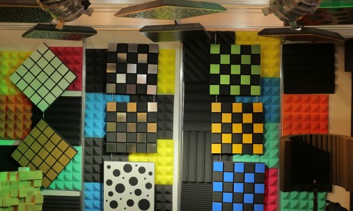 Пример применения  Акустический диффузор-рассеиватель Ecosound Ecodiff 8x8 50 х 50 см 153 мм 