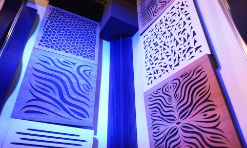 Пример применения Акустический диффузор-рассеиватель Ecosound Ecodiff 8x8 50 х 50 см 153 мм 