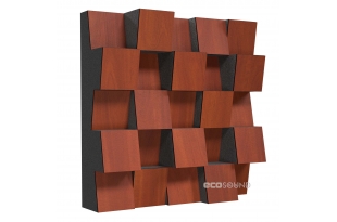 Акустичний дифузор-розсіювач Ecosound EcoDiff Apple-Locarno 50 х 50 см 103 мм коричневий