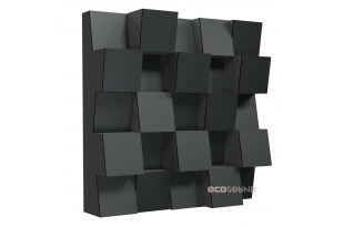 Акустичний дифузор-розсіювач Ecosound EcoDiff HDF-Black 50 х 50 см 103 мм чорний