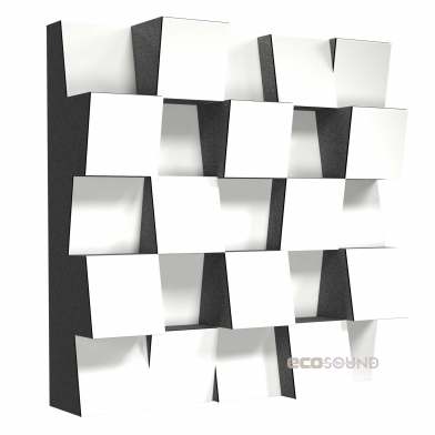 Купить акустический диффузор-рассеиватель ecosound ecodiff hdf-black 50 х 50 см 103 мм черный по низкой цене