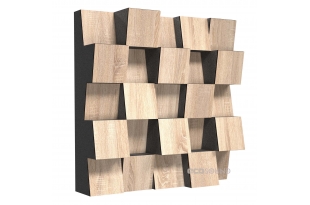 Акустический диффузор-рассеиватель Ecosound EcoDiff Lt-Sonoma-Oak 50 х 50 см 103 мм латте