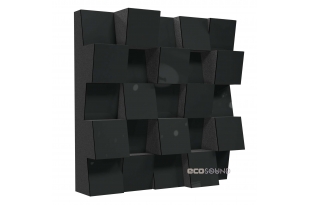 Акустический диффузор-рассеиватель Ecosound EcoDiff Plastic Black 50 х 50 см 103 мм черный пластик
