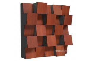 Акустичний дифузор-розсіювач Ecosound EcoDiff Apple-Locarno 50 х 50 см 153 мм коричневий