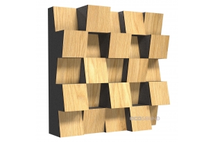 Акустический диффузор-рассеиватель Ecosound EcoDiff Sherwood-Oak 50 х 50 см 153 мм светлый дуб