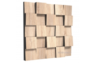 Акустический диффузор-рассеиватель Ecosound EcoDiff Lt-Sonoma-Oak 50 х 50 см 53 мм латте
