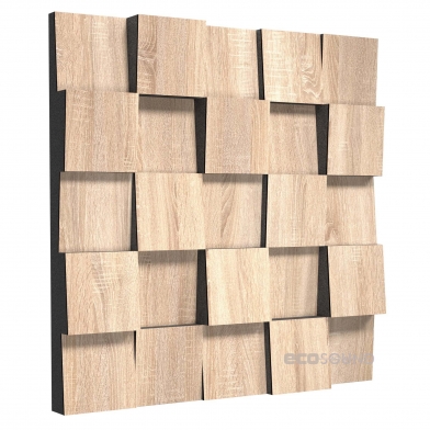 Купить акустический диффузор-рассеиватель ecosound ecodiff apple-locarno 50 х 50 см 153 мм коричневый по низкой цене