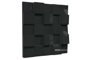 Акустический диффузор-рассеиватель Ecosound EcoDiff Plastic Black 50 х 50 см 53 мм черный пластик