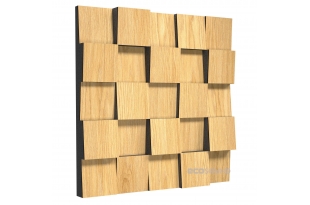 Акустический диффузор-рассеиватель Ecosound EcoDiff Sherwood-Oak 50 х 50 см 53 мм светлый дуб