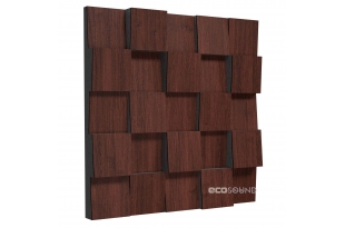 Акустический диффузор-рассеиватель Ecosound EcoDiff Wenge 50 х 50 см 53 мм темно-коричневый