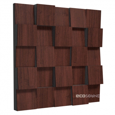 Купить акустический диффузор-рассеиватель ecosound ecodiff apple-locarno 50 х 50 см 153 мм коричневый по низкой цене