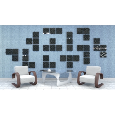 Купить акустический диффузор-рассеиватель ecosound ecodiff sm plastic-black 25 х 25 см 53 мм черный пластик по низкой цене