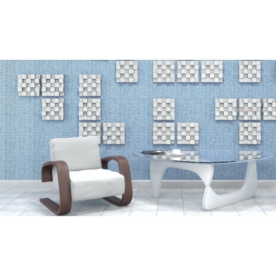 Купить акустический диффузор-рассеиватель ecosound ecodiff sm hdf-white 25 х 25 см 53 мм белый по низкой цене