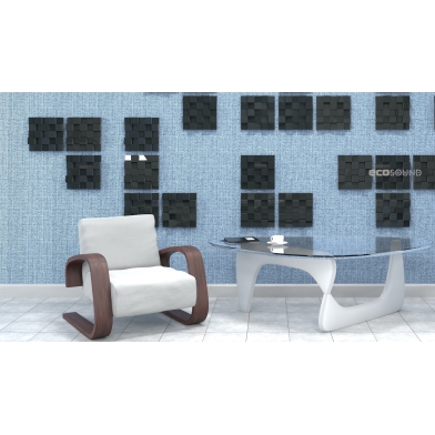 Купить акустический диффузор-рассеиватель ecosound ecodiff sm plastic-black 25 х 25 см 53 мм черный пластик по низкой цене