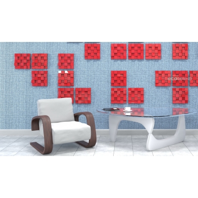 Купить акустический диффузор-рассеиватель ecosound ecodiff sm plastic-red 25 х 25 см 53 мм красный пластик по низкой цене