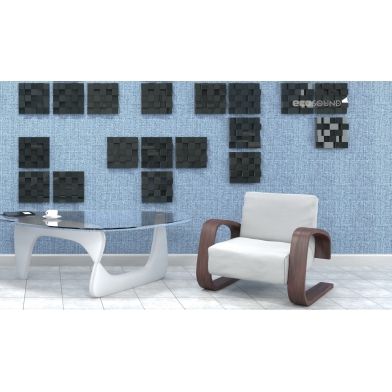 Купить акустический диффузор-рассеиватель ecosound ecodiff sm plastic-black 25 х 25 см 53 мм черный пластик по низкой цене