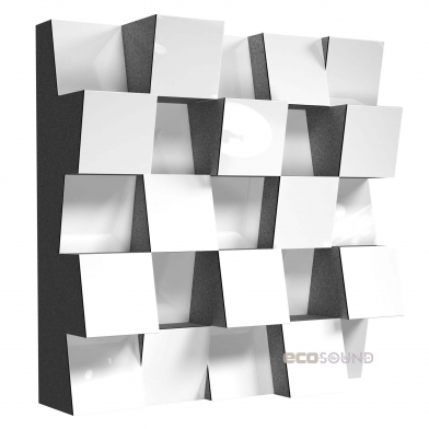 Купить акустический диффузор-рассеиватель ecosound ecodiff sm plastic-white 25 х 25 см 53 мм белый пластик по низкой цене