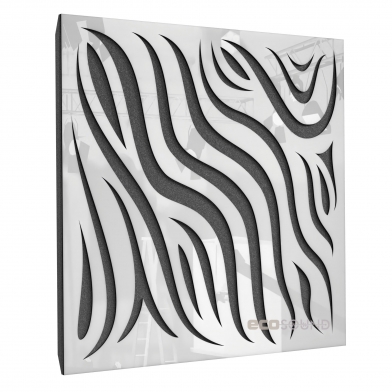 Купить акустическая панель ecosound chimera white 50х50 см 33мм  цвет белый по низкой цене