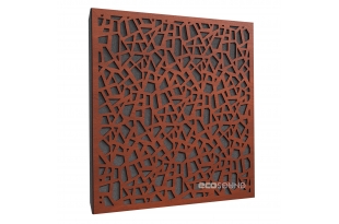 Акустическая панель Ecosound EcoArt Apple-Locarno 50 х 50 см 33 мм коричневая