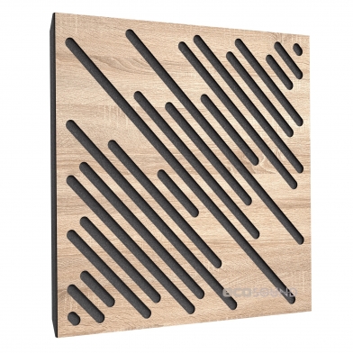 Купить акустическая панель ecosound diagonal apple-locarno 50 х 50 см 33 мм коричневая по низкой цене