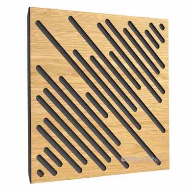 Купить акустическая панель ecosound diagonal apple-locarno 50 х 50 см 33 мм коричневая по низкой цене