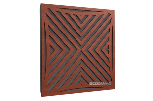 Акустична панель Ecosound Urban Apple-Locarno 50 х 50 см 33 мм коричнева