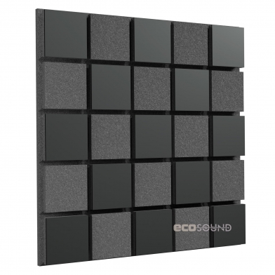 Купить акустическая панель ecosound tetras acoustic wood cream 50x50см 53мм цвет светлый дуб по низкой цене