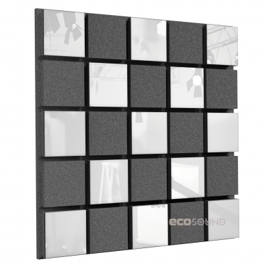 Купить акустическая панель ecosound tetras acoustic wood cream 50x50см 53мм цвет светлый дуб по низкой цене