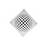 Акустическая панель Ecosound Lens white 50х50 см 53мм  Цвет белый