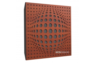 Акустична панель Ecosound Lens Apple-Locarno 50 х 50 см 33 мм коричневий
