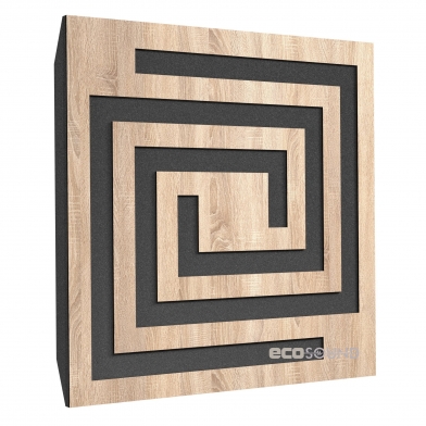 Купить акустическая панель ecosound spiral apple-locarno 50 х 50 см 33 мм коричневый по низкой цене