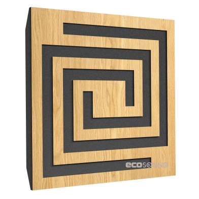 Купить акустическая панель ecosound spiral apple-locarno 50 х 50 см 33 мм коричневый по низкой цене