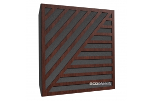 Акустическая панель Ecosound Band Wenge 50 х 50 см 33 мм темно-коричневый