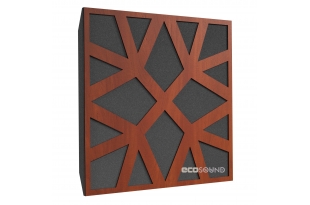 Акустическая панель Ecosound Snowflake Apple-Locarno 50 х 50 см 33 мм коричневый