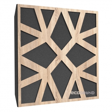 Купить акустическая панель ecosound snowflake apple-locarno 50 х 50 см 33 мм коричневый по низкой цене