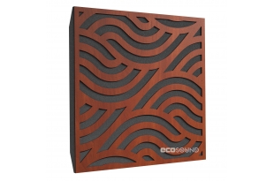 Акустическая панель Ecosound Hilsl Apple-Locarno 50 х 50 см 33 мм коричневый