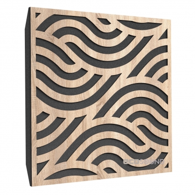 Купить акустическая панель ecosound hilsl apple-locarno 50 х 50 см 33 мм коричневый по низкой цене