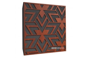 Акустична панель Ecosound Arrow Apple-Locarno 50 х 50 см 33 мм коричневий
