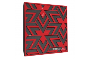 Акустическая панель Ecosound Arrow Plastic Red 50 х 50 см 33 мм красный пластик