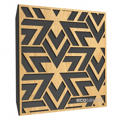 Купить акустическая панель ecosound arrow apple-locarno 50 х 50 см 33 мм коричневый по низкой цене