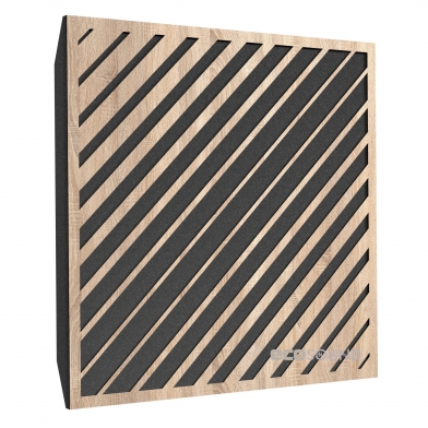 Купить акустическая панель ecosound simple-line apple-locarno 50 х 50 см 33 мм коричневый по низкой цене