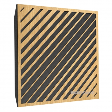 Купить акустическая панель ecosound simple-line apple-locarno 50 х 50 см 33 мм коричневый по низкой цене